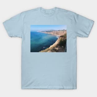 Point Fermin Park Cliffs Landscape T-Shirt